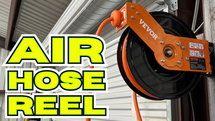 Review of The VEVOR NT-A15 50' Retractable 3/8” Air Hose Reel / Heavy Duty  For Less Than $100! 