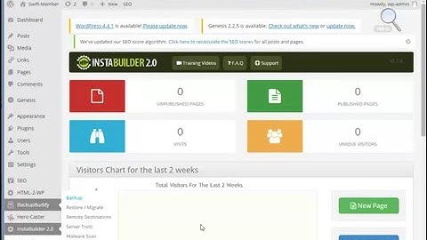 Create Backup with BackupBuddy