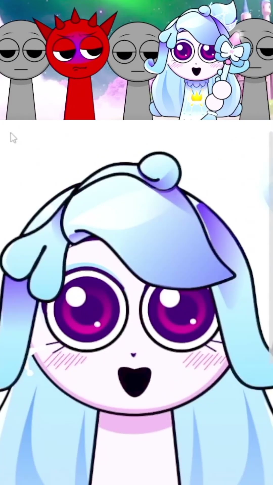 캐치 티니핑  핑프런키 빛나핑 catch teenieping shimmerping #catchteenieping #캐치티니핑 #스프런키 #아려랑 #그림 #캐릭터 #카툰 #스프런키