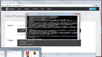 Instalar e iniciar un proyecto de App para móviles con PhoneGap 3.0, NodeJS y Línea de Comandos