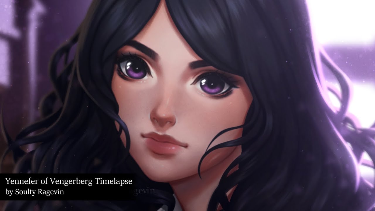 Speedpaint drawing – Yennefer of Vengerberg