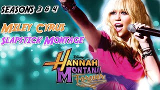 Miley Cyrus Slapstick Montage - HANNAH MONTANA (Seasons 3 & 4)