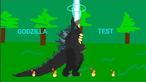 Godzilla 2019 atomic breath test