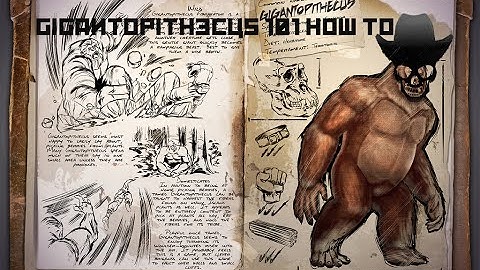 Gorilla/Gigantopithecus on Ark - Taming, Riding Basics