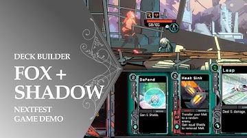 Fox and Shadow Deckbuilder Card Battle Video Game Demo Playthrough