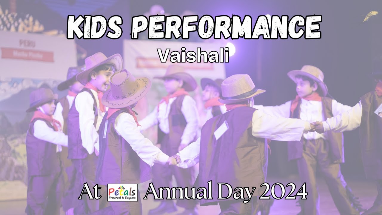 Cowboy dance | Annual day performance | Petals preschool and day care ...