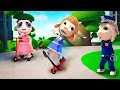 Dolly is Training to Ride a Scooter | Cartoon for Kids | Dolly and Friends