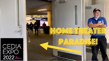 CEDIA 2022 Home Theater Show Walkthrough, 2X SPEED!