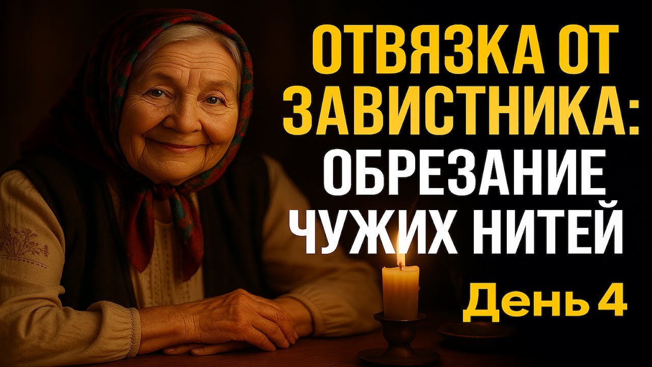 Отвязка от завистника  обрезание чужих нитей  - день 4