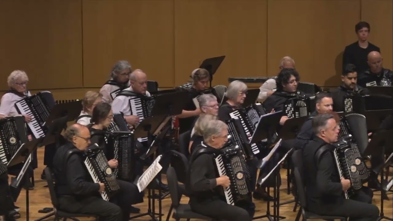 Andante Festivo by Jean Sibelius - Performed by the ATG Festival Accordion Orchestra.