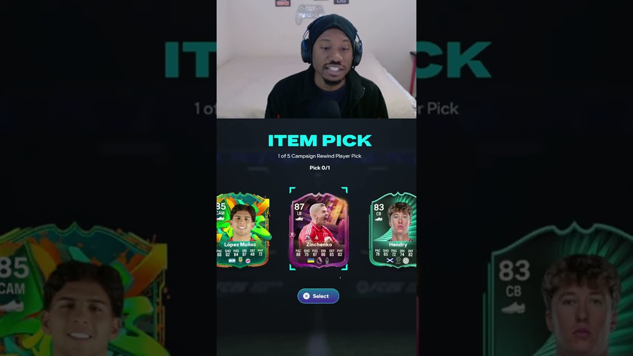 1 of 5 campaign rewind player pick W | 