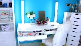 Организация и хранение косметики | Мой туалетный столик IKEA | Karina Papag + VanilllaMaria
