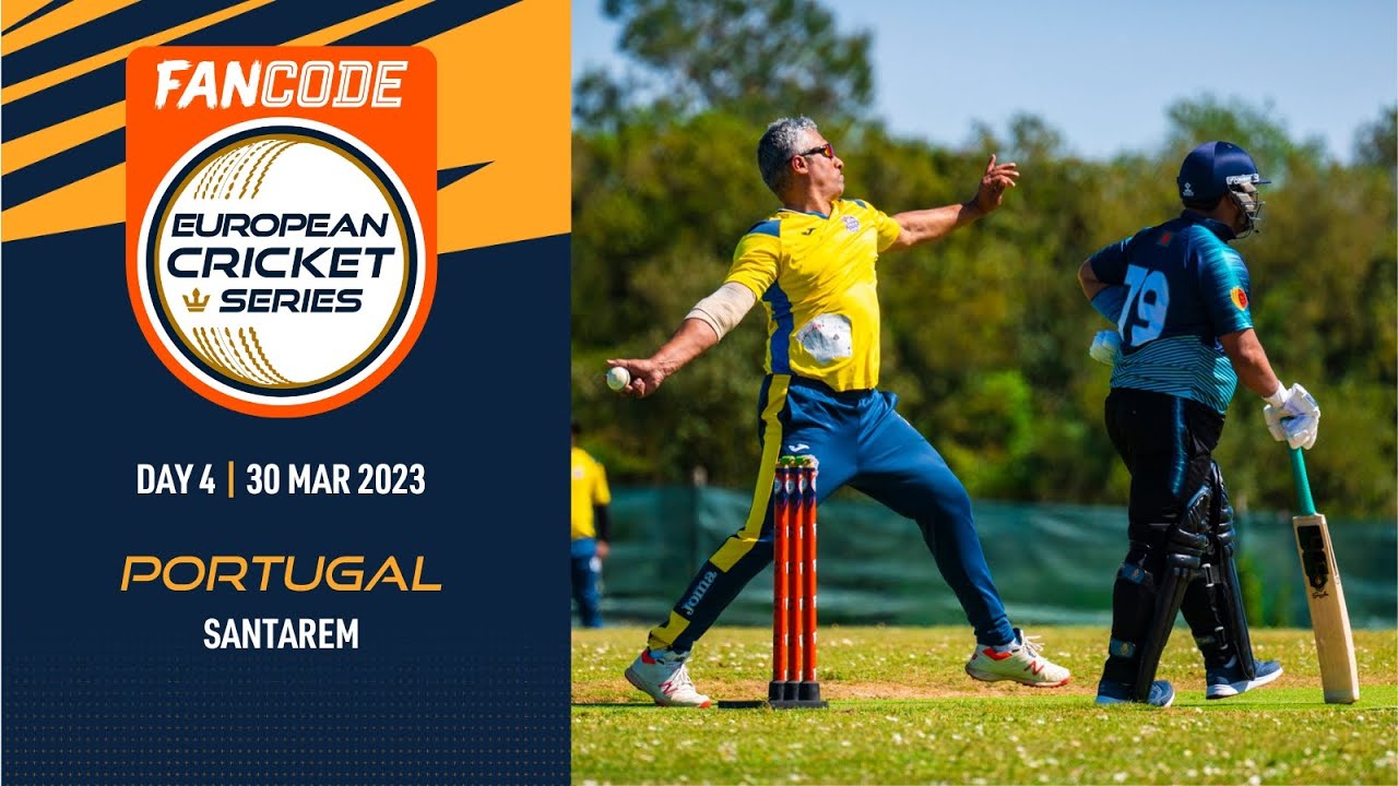 🔴 FanCode ECS Portugal, Santarem, 2023 Day 4 T10 Live Cricket European Cricket