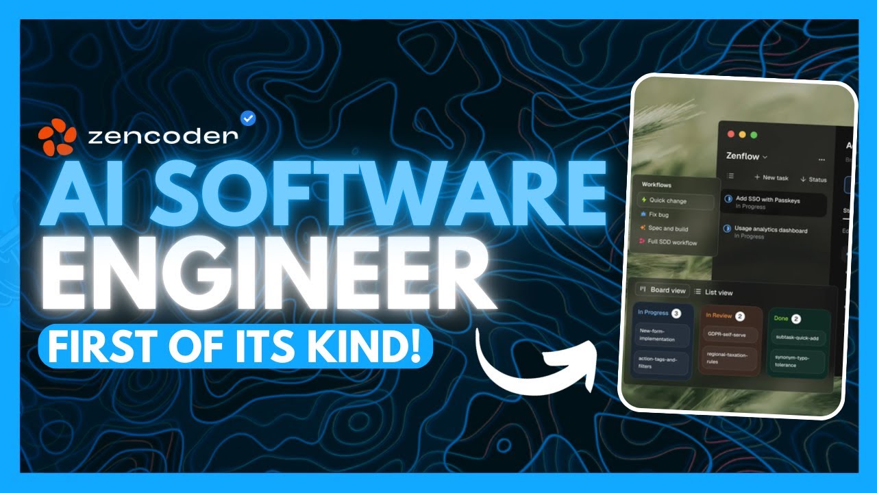Zenflow: First-Ever AI Software Engineer Running Autonomously Building Apps and Software!