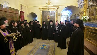 Приветственные слова на встрече архиепископа Печерского Матфея, викария Псковской епархии