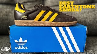 Unboxing Adidas Samba OG 'Dark Brown Yellow'  IG6174  - Fall/Winter 23. Best earthtone Samba?