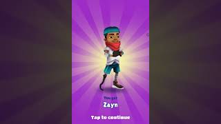 Zayn Character Unlocked Just Now Subway Surfers New Season