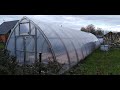 Арочная теплица после трех лет.    Arched greenhouse after three years.