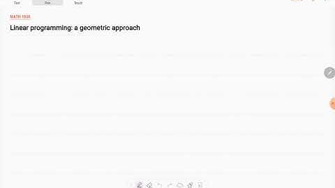 Math 1050 linear programming: a geometric approach (1)