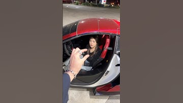 MY CRUSH ALMOST HIT MY CAR !!! @strawbemii #shorts #andrewpav