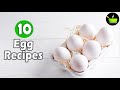 10 Egg Recipes | Best Egg Recipes | Easy Anda Recipes | Indian Egg Recipes | Egg Recipe For Dinner