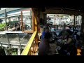 Time lapse of a restaurant service one whole day squeezed into 15 seconds