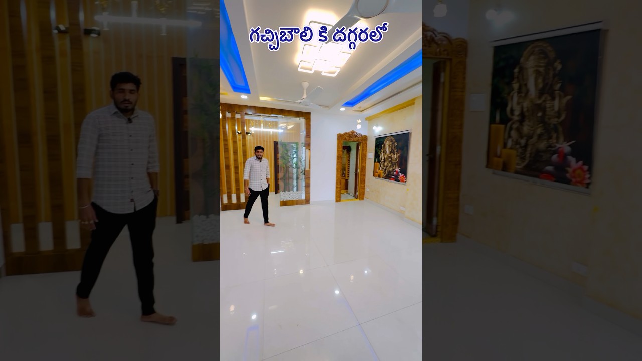 3Bhk flat for sale near Gachibowli - 1570 Sft East facing Ready to move flat