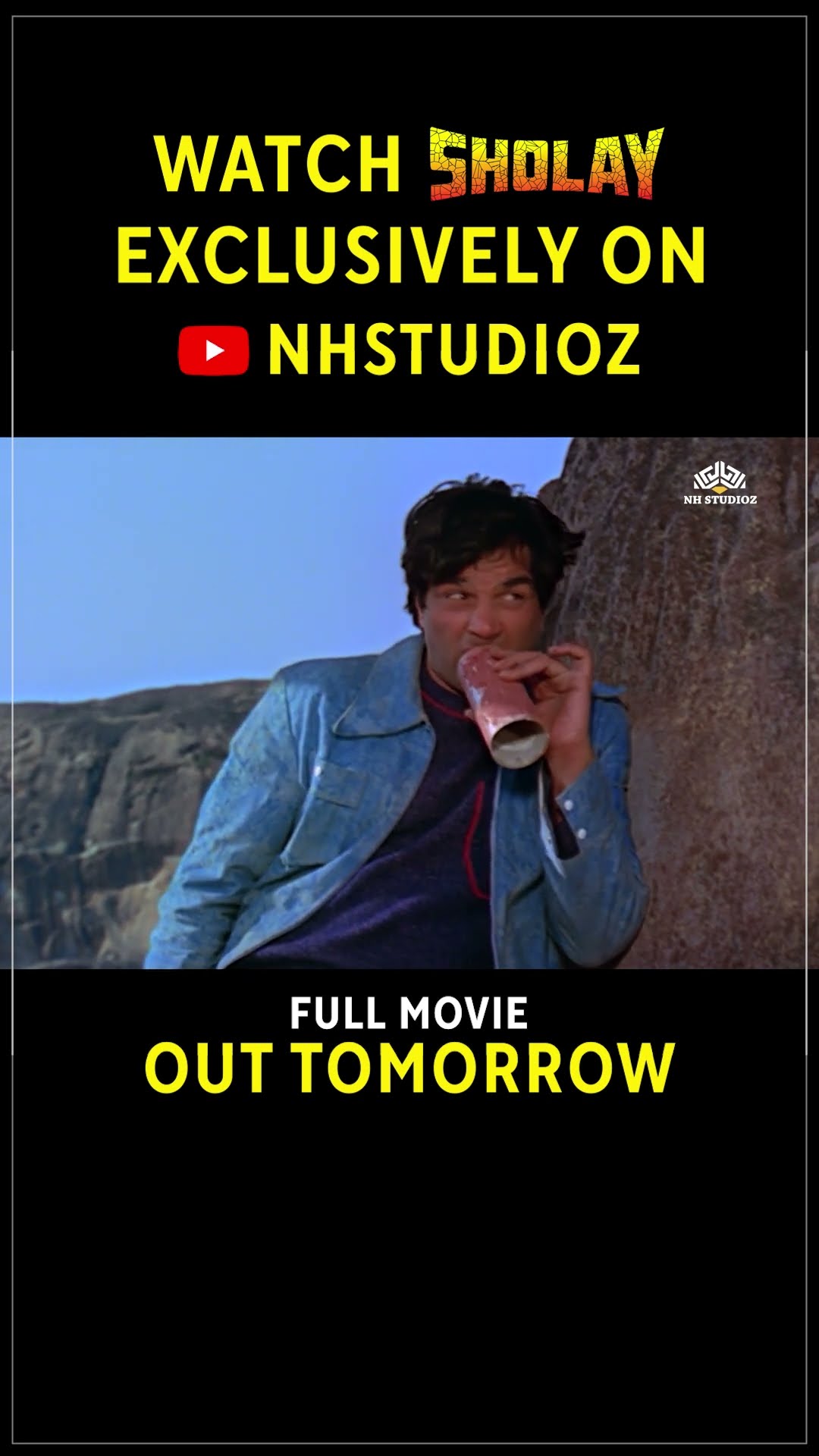 #Sholay #FullMovie #OutTomorrow @nhstudioz  #amitabhbachchan #dharmendra #hemamalini #shorts