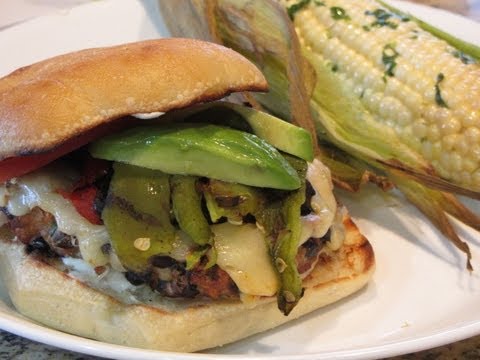 Turkey & Black Bean Fire Roasted Chili Burgers