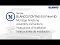 Montage Blanco FONTAS-S II Filter (Hochdruck)