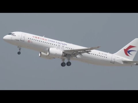 China's first domestically made C919 jet takes off