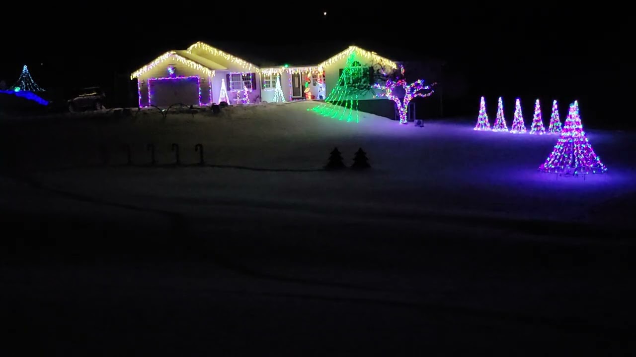 2025 Christmas Light Show - O Come All Ye Faithful 