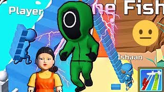 Bridge Race - Squid Game|Gameplay Walkthrough|Funny Hindi game|Mobile games 2022- Android,ios