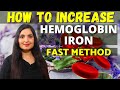 Eat THIS to Increase HEMOGLOBIN / IRON Fast - Get Rid of Anemia - Iron Deficiency / #Hemoglobin