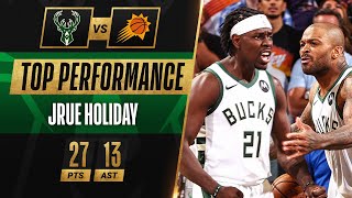 Jrue Holiday HUGE Performance LEADING Bucks in Game 5! 🔥