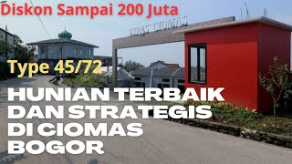 HUNIAN TERBAIK DAN STRATEGIS DI CIOMAS BOGOR #rumahbogor #rumahcluster #huniansyariah #cluster
