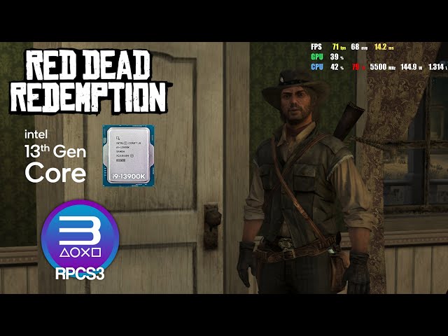 Red Dead Redemption Is More Than Playable on PC with RPCS3 and i9 9900K CPU