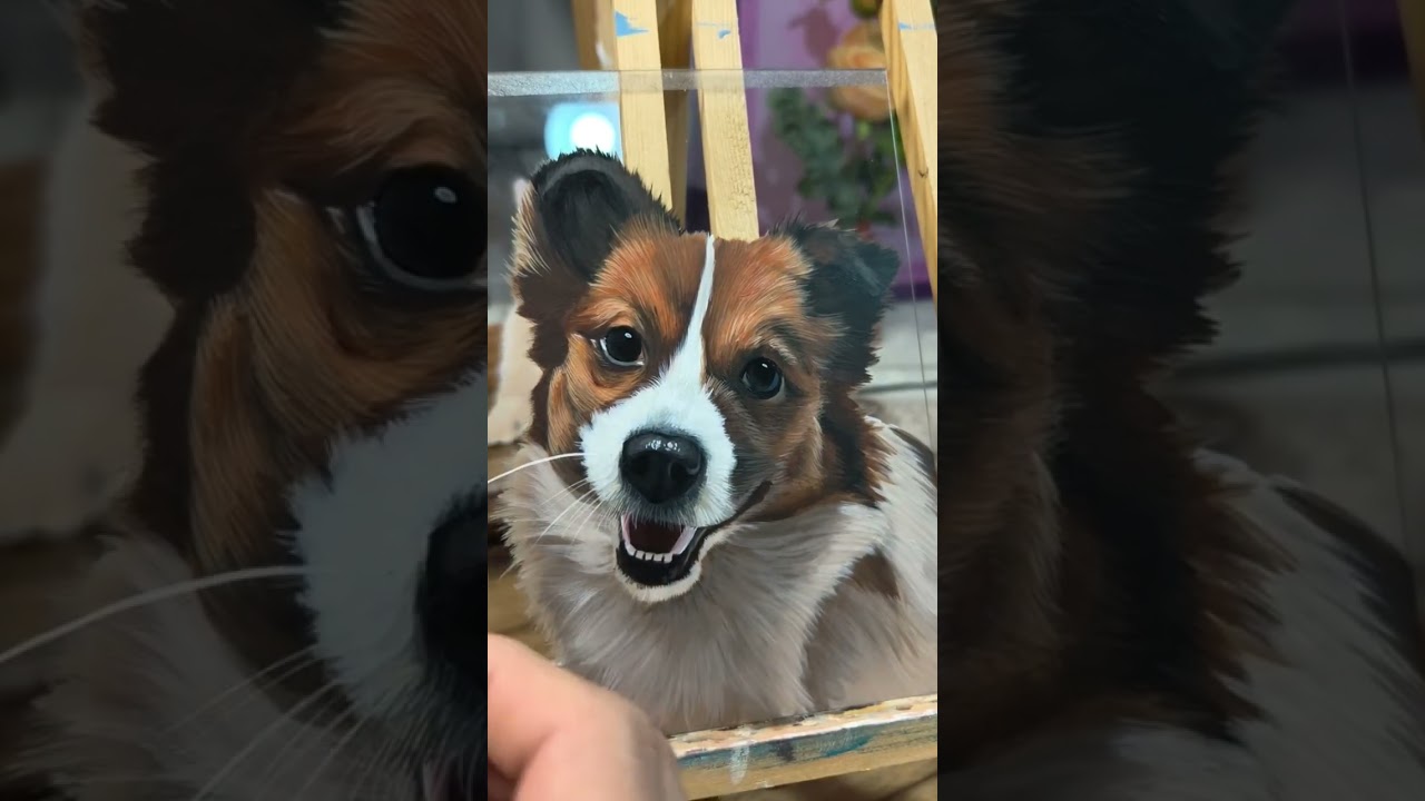 Watch This 3D Pet Portrait Come to Life — Layer by Layer!