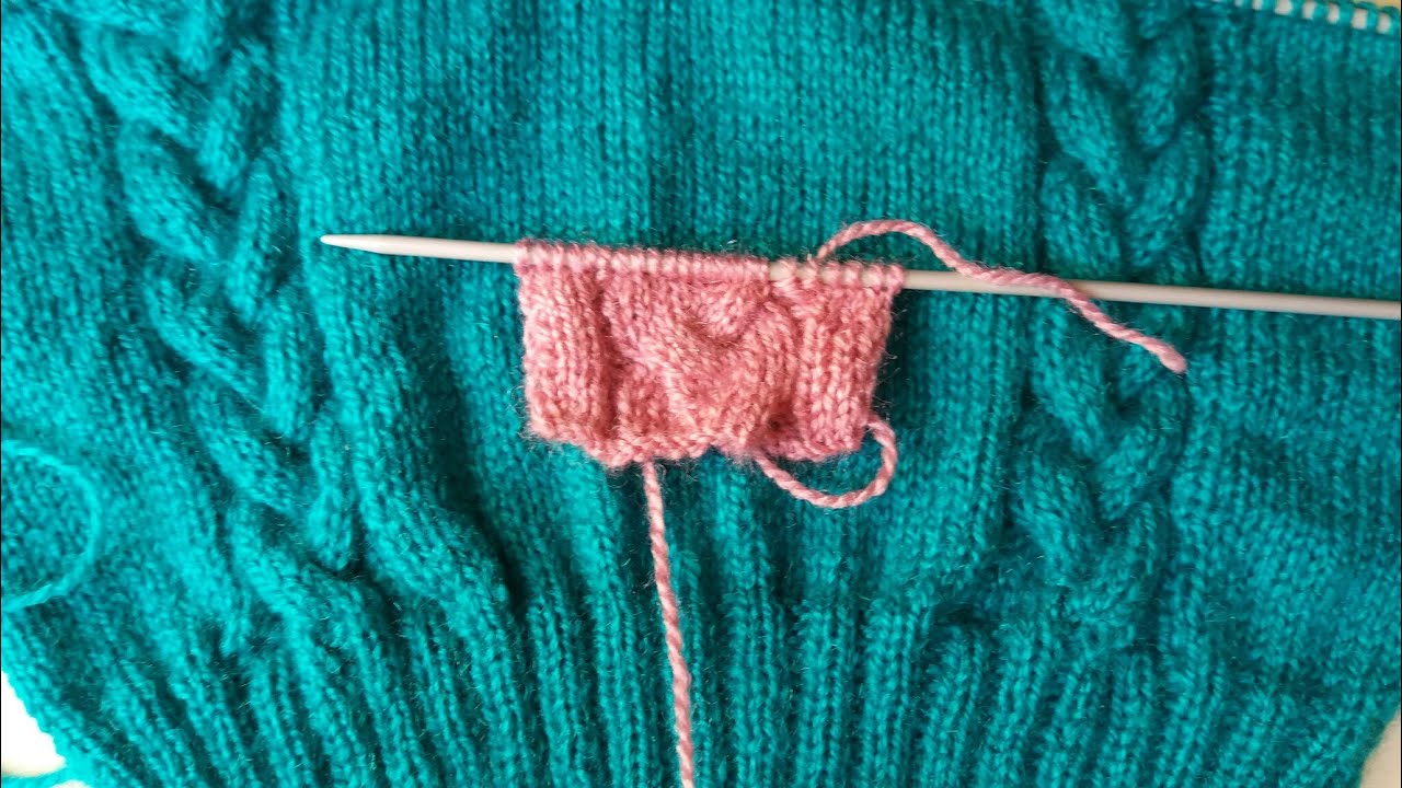 Single Colour Knitting Design| Sweater Design| Sweater ka design|Simple Sweater design|cable design