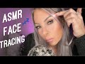 ASMR Face Tracing • Up Close Soft Whisper • Natural Subtle Mouth Sounds • Hair Brushing