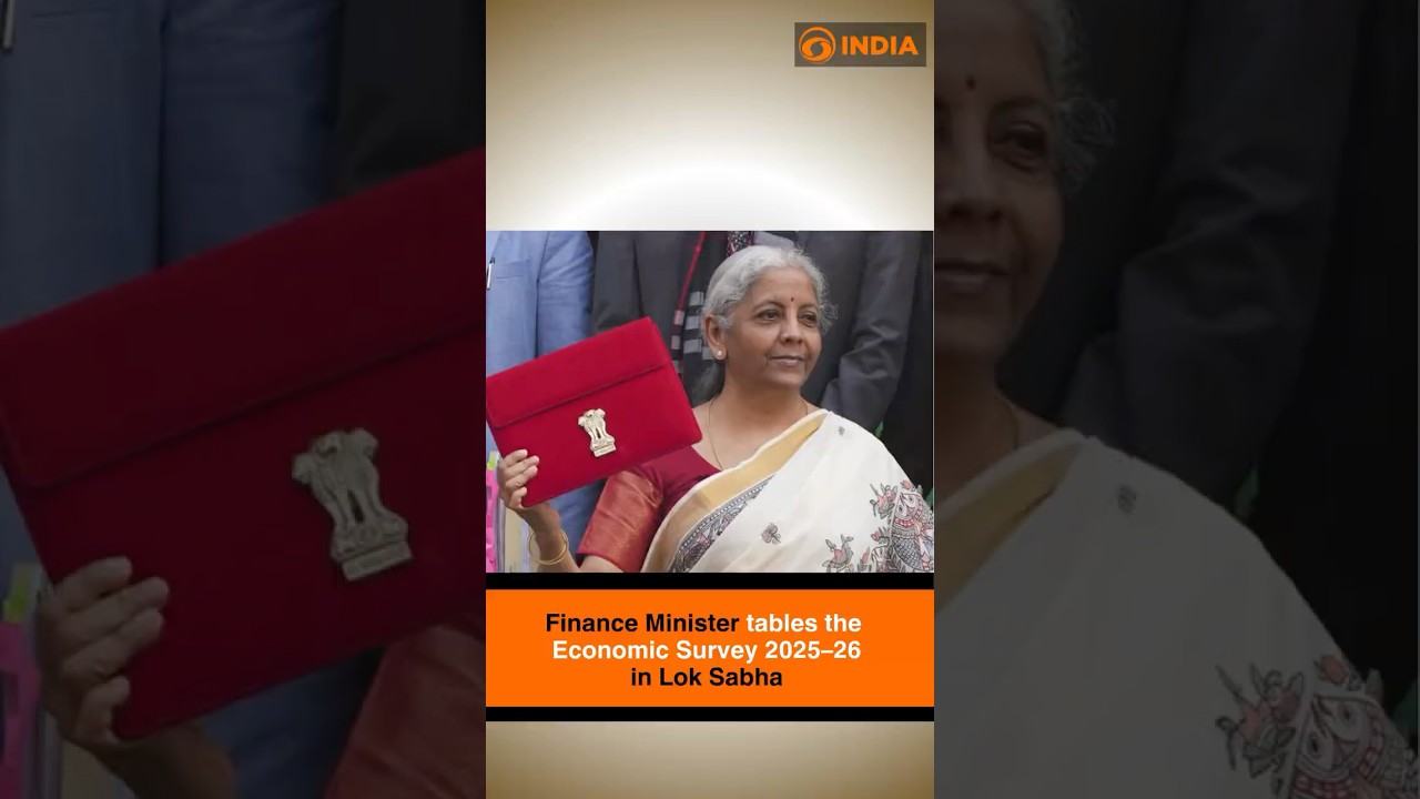 FM Nirmala Sitharaman tables Economic Survey 2025-26