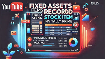 TallyClass-33 How to create fixed assets stock in stock summary?