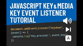 Celebrity 🔥 "JavaScript Key & Media Key Event Listener Tutorial | Detect Keyboard + Volume/Play Keys" Profile