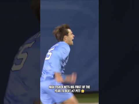 Max Fisher nets one in the 51st minute 💥#unctarheels #collegesoccer #ncaasoccer #soccer #sports