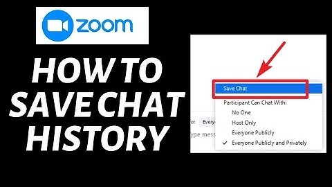 How To Save Chat History on Zoom | Zoom Tutorial