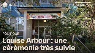 Les élèves de l'École Louise-Arbour fiers de Louise Arbour