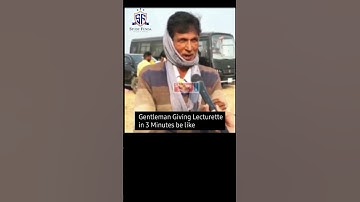 SSB BOARD : Gentleman Giving Lecturette In 3 Minutes 😅