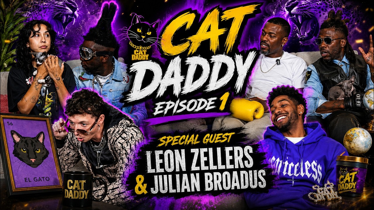 Cat Daddy’s Podcast Ep. 1 | Leon Zellers Debuts His New Mascot "Cat" 😹🎙️