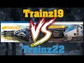 Trainz Railroad Simulator  2022 Обзор, тесты, обкатка, сравнение с TRS19.