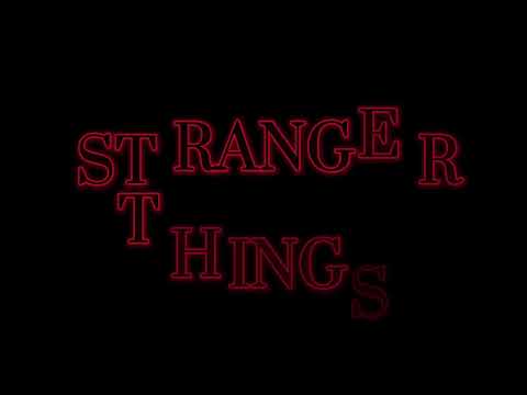 I made the Stranger Things intro with CapCut